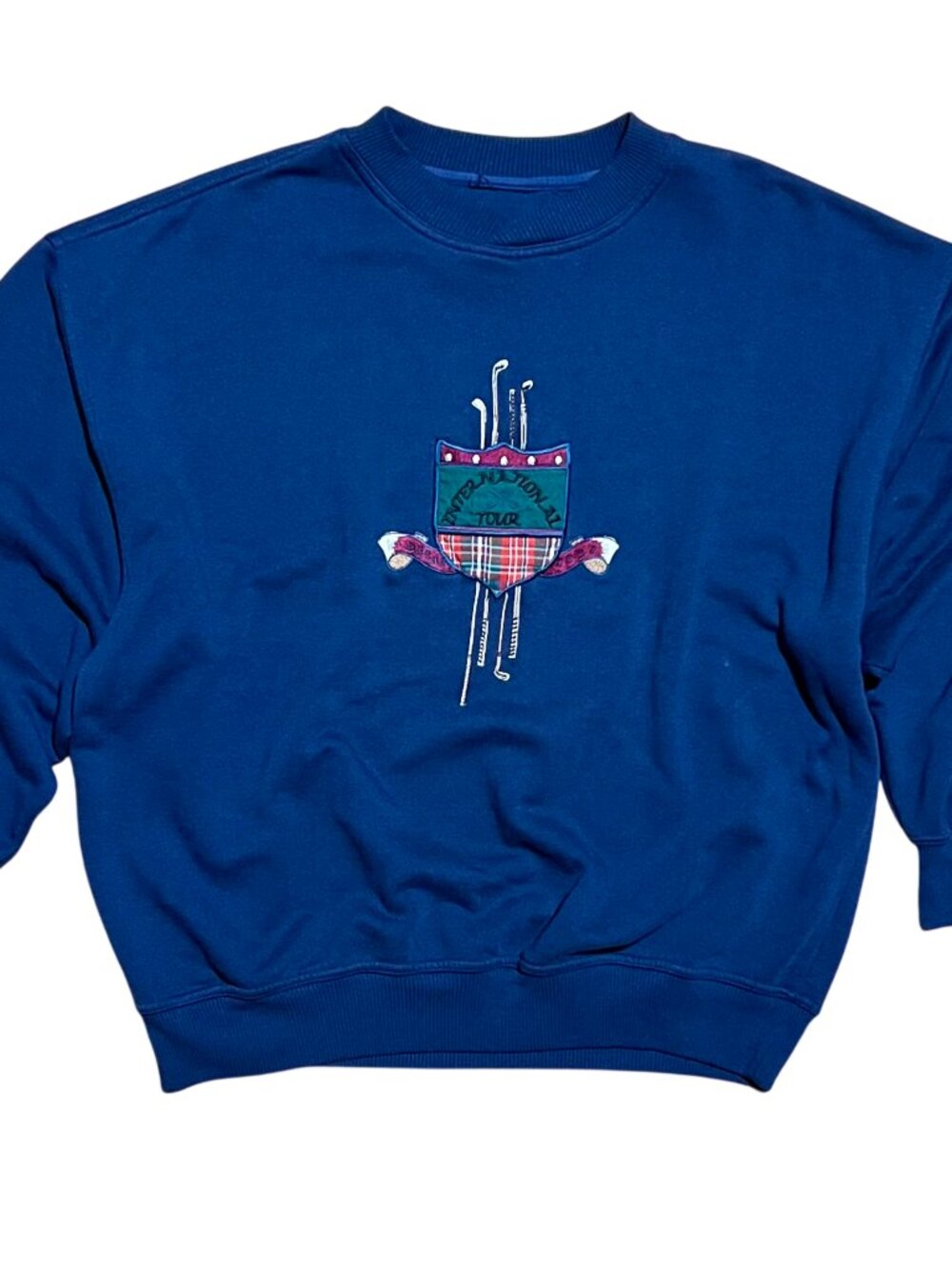 Golf International Tour 1994 Vintage Embroidered Crewneck Sweatshirt, Men's XL